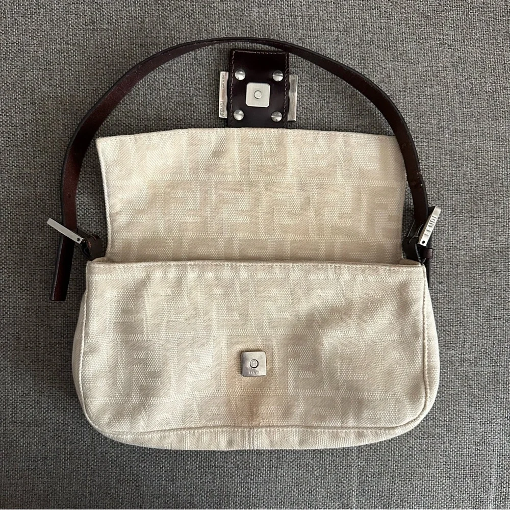 Vintage Fendi FF Zucca Baguette